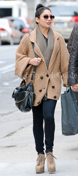 Vanessa Hudgens wearing Jeffrey Campbell Lita Ankle Booties - Celebrity  Style Guide