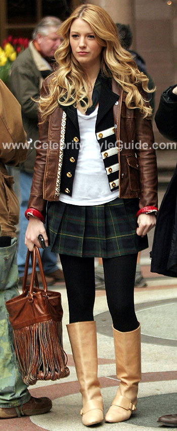 Gossip Girl wearing Tory Burch Shrunken Sgt Pepper Jacket - Celebrity Style  Guide