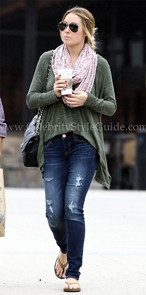 Lauren Conrad wearing Chanel Jumbo Flap Bag - Celebrity Style Guide