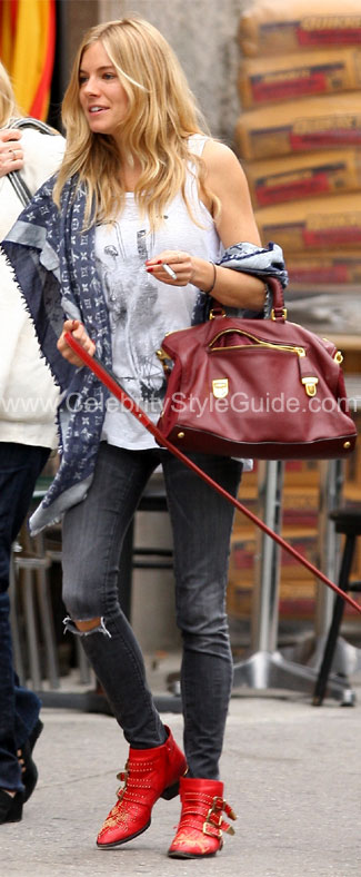 Ashley Tisdale wearing Louis Vuitton Monogram Denim Shawl, Louis