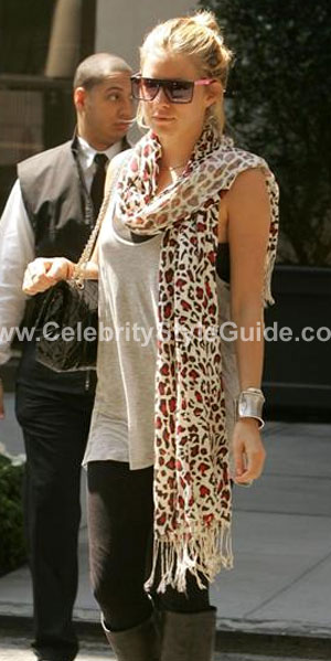 Sienna Miller wearing Louis Vuitton Scarf - Celebrity Style Guide