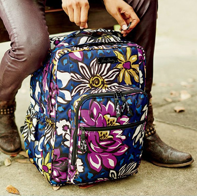 Vera bradley backpacks for school cheap