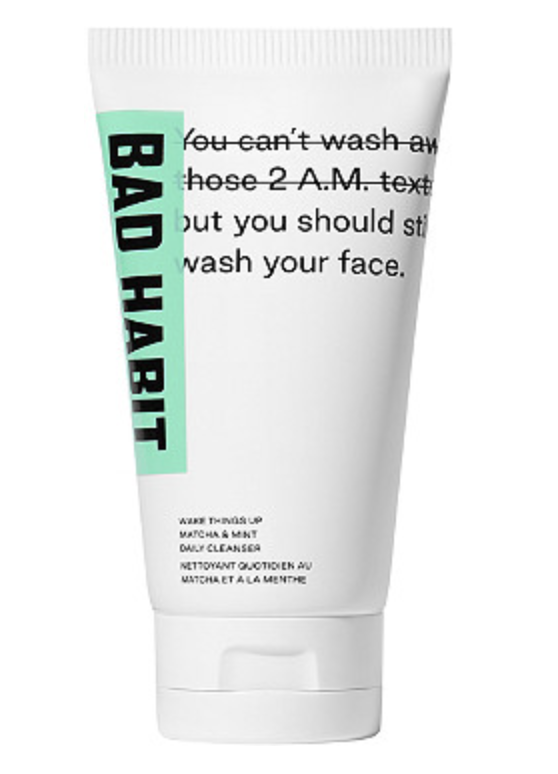 Bad Habit Wake Things Up Matcha Mint Morning Cleanser