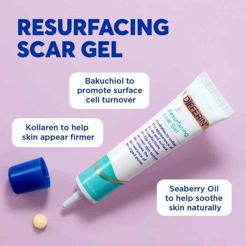 How do you use Differin Resurfacing Scar Gel