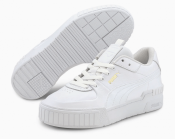 Puma Cali Sport sneakers in triple white
