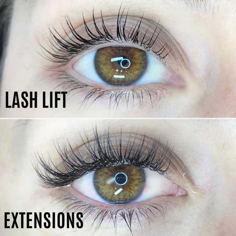 lash lifts vs lash extensions