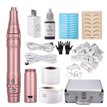 Charme Princesse Permanent Makeup Wireless Tattoo Machine Kit