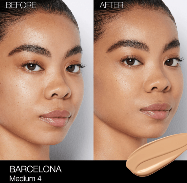nars reflecting foundation before and after