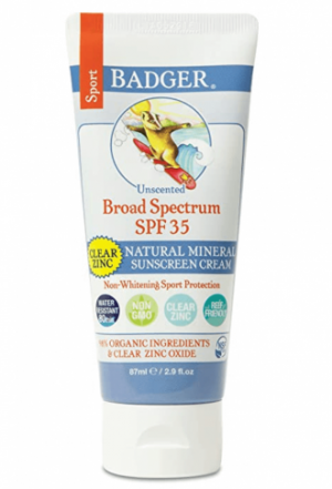 Badger Clear Zinc Sport Sunscreen SPF 35