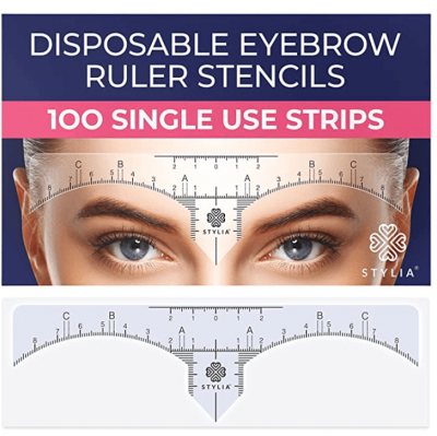 Stylia Disposable Eyebrow Ruler Stencils