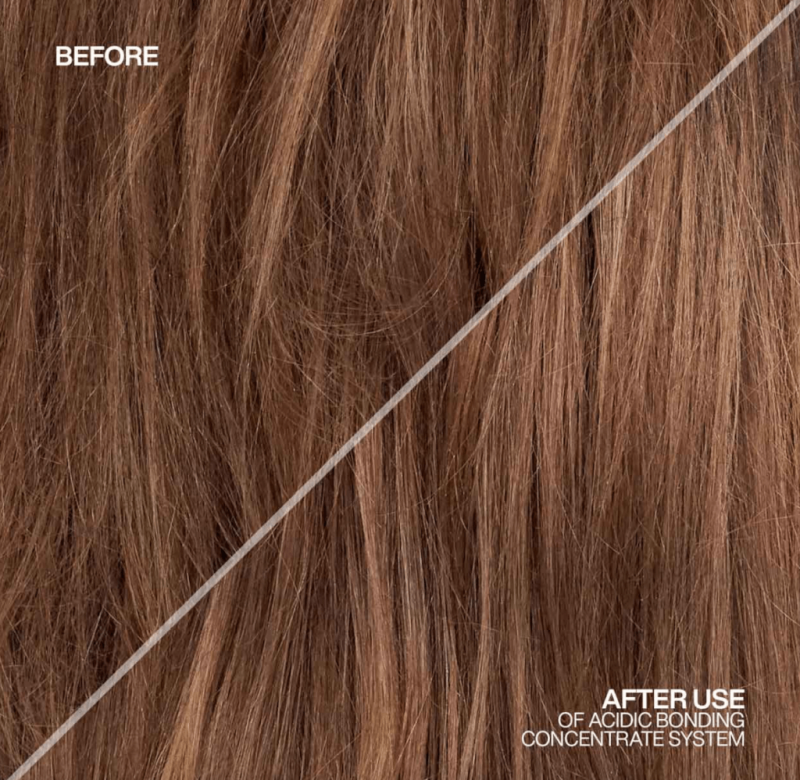 Redken Acidic Bonding Concentrate before and after