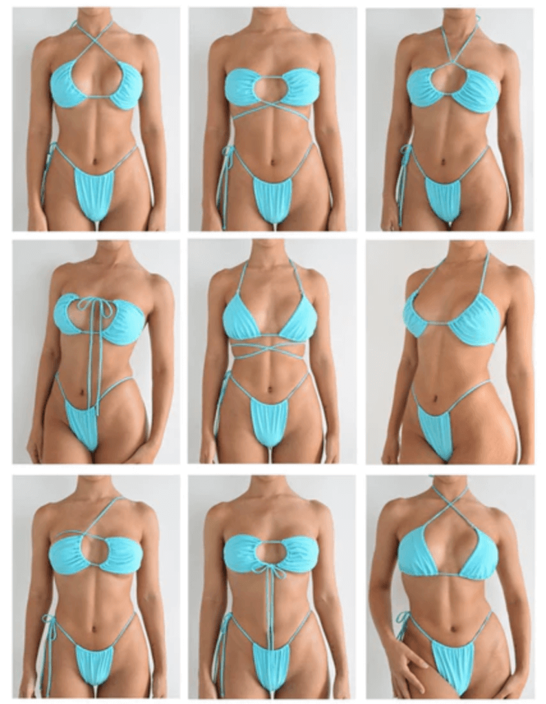 ways to tie bikini top