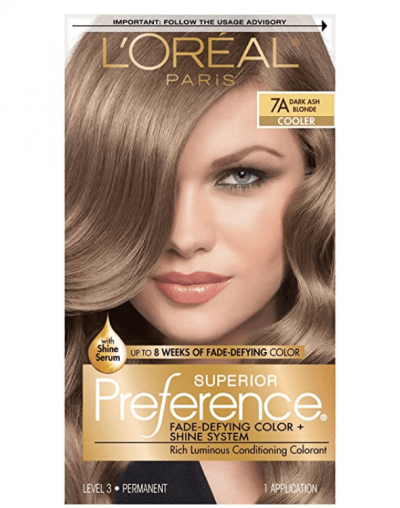 L'Oreal Superior Preference - 7A Dark Ash Blonde