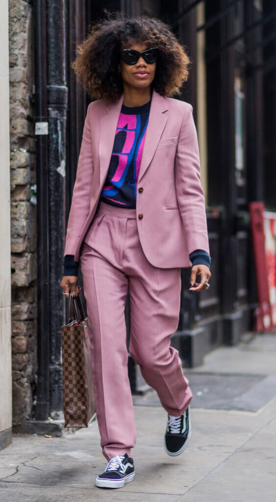 blazer and pink suit