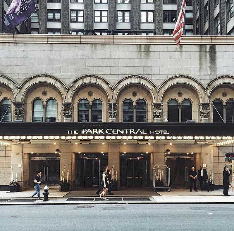 park central hotel new york phone number