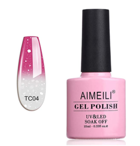 AIMEILI Soak Off UV LED Temperature Color Changing Chameleon Gel Nail Polish