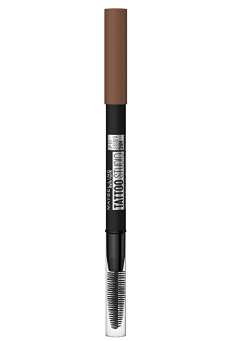 Maybelline TattooStudio Sharpenable Waterproof Eyebrow Pencil, Soft Brown