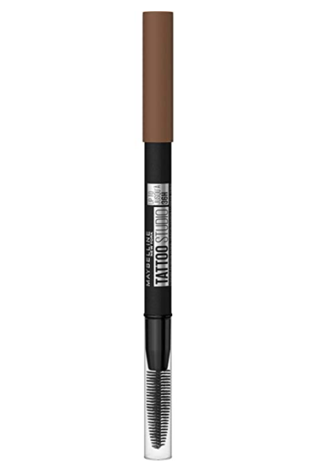 Maybelline TattooStudio Sharpenable Waterproof Eyebrow Pencil, Soft Brown 