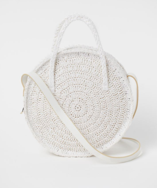 H&M’s Round Straw bag