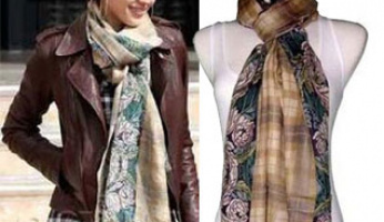 Jessica Alba Loves Her Tolani Stained Glass Scarf
