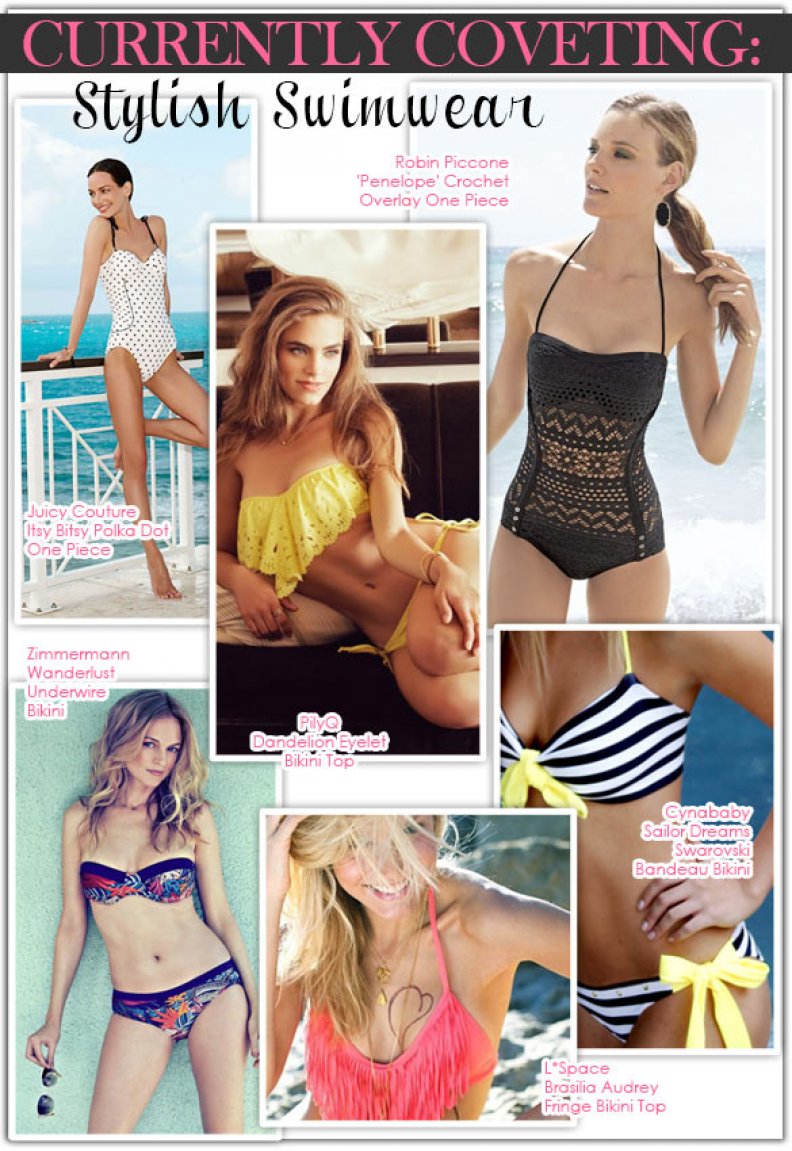 Currently Coveting: Stylish Swimwear