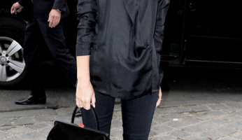 Emma Watson is Sophisticated Chic at the Giambattista Valli Fashion Show