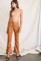 Forever 21 Faux Leather Flare Pants