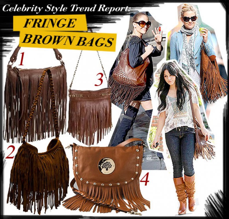 Celebrity Style Trend Report: Fringe Brown Bags