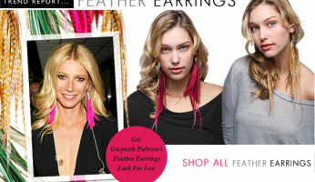 Trending: Feather Earrings