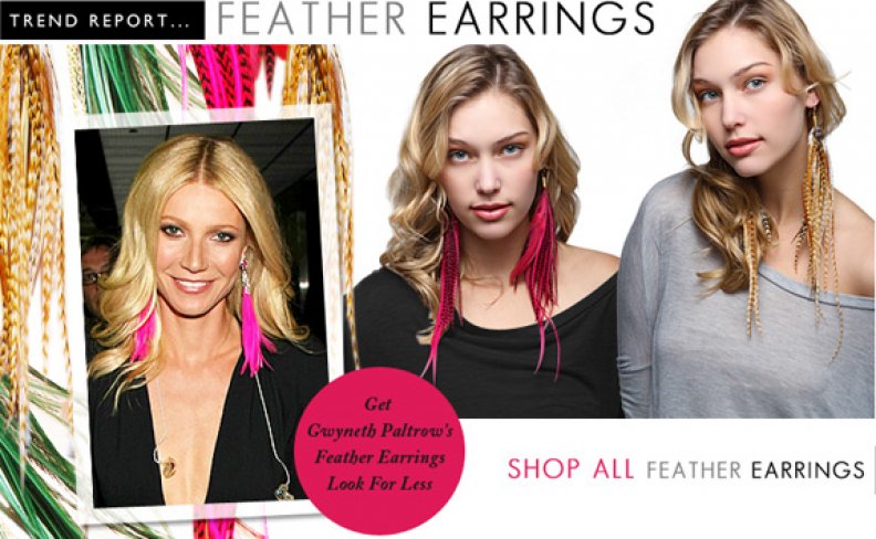 Trending: Feather Earrings