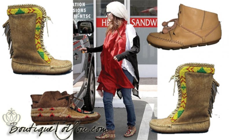 Boots for Spring: House of Harlow 1960 Moccasin Booties!