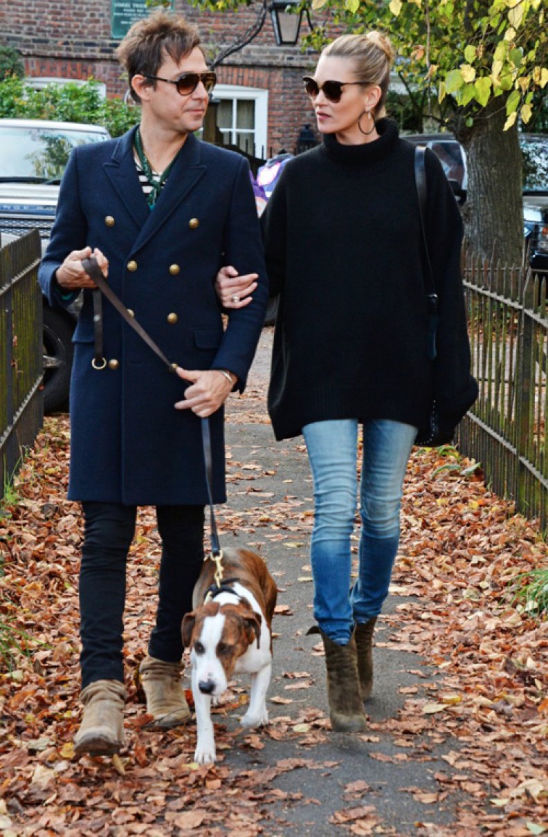 Get The Look: Kate Moss Keeps It Cozy in Wingtip Boots