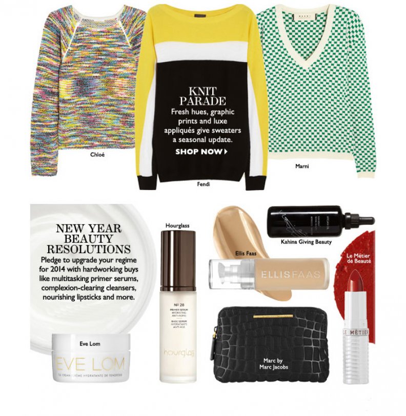 The Chic List: New Knits and Beauty Regime Upgrades