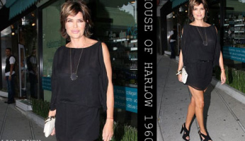 Every Hot Celebrity Has The House of Harlow 1960 Black Starburst Necklace!