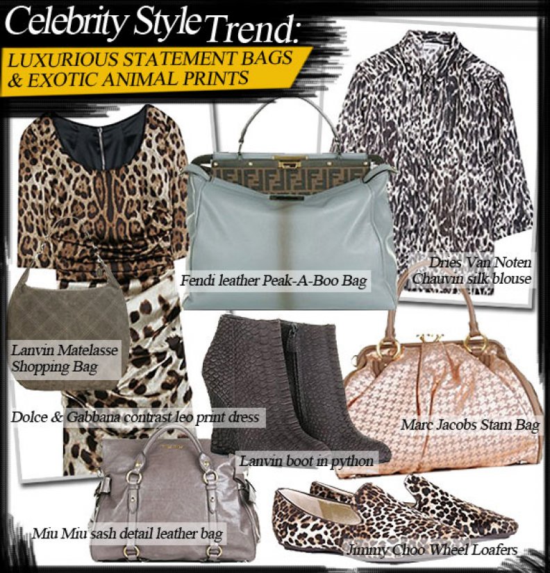 Join the Uptown-Crowd: Luxurious Statement Bags & Exotic Animal Prints