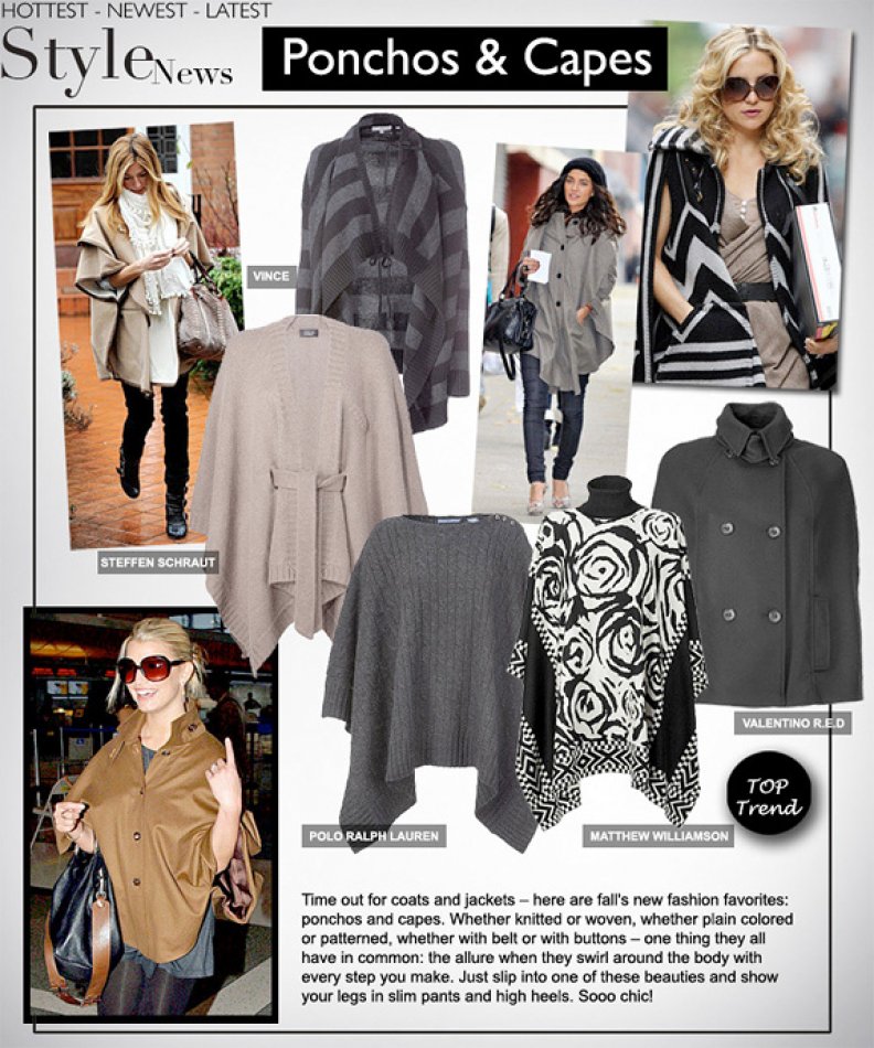 Hottest-Newest-Latest: Ponchos & Capes