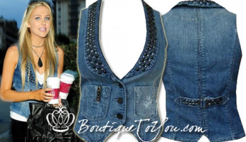 Trend Alert: Black Orchid Denim Vest