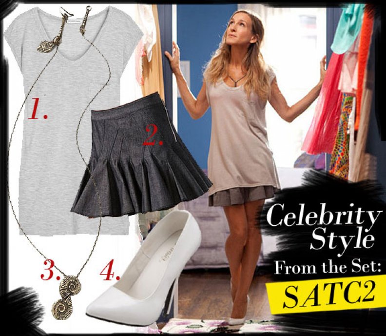 Celebrity Style From The Set: SATC2
