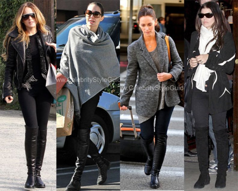 Stuart Weitzman 5050 Over the Knee Flat Boot...THE Celebrity Style Boot!