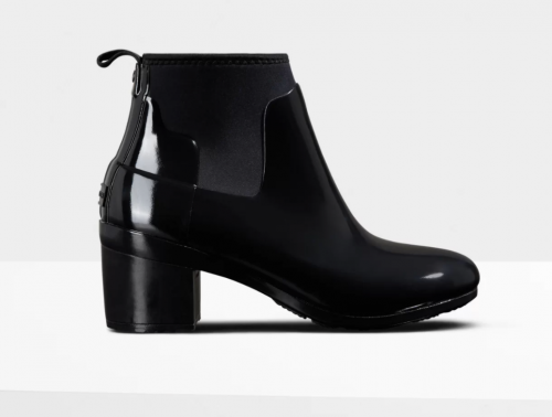 Gloss Mid Heel Boots