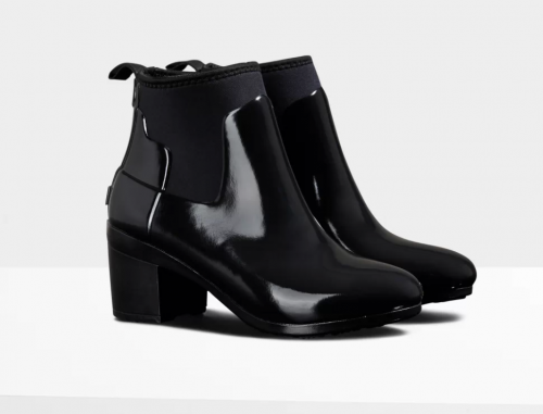 Gloss Mid Heel Boots