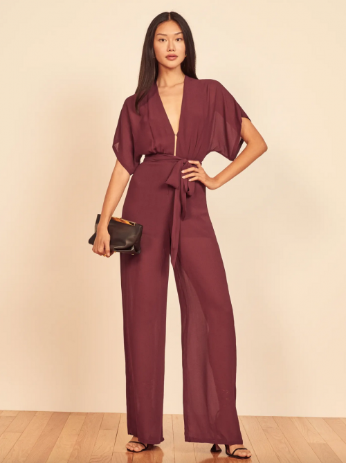 Reformation Lemongrass Jumpsuit