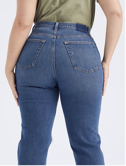 Abercrombie Curve Love 90s Ultra High Rise Straight Jeans