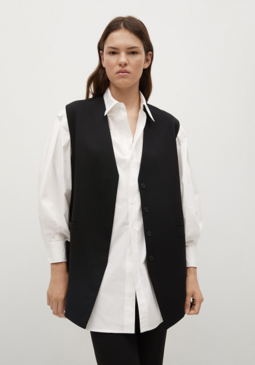 Mango Buttons Suit Waistcoat