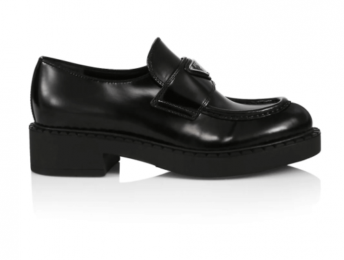 Prada Triangle Logo Loafer