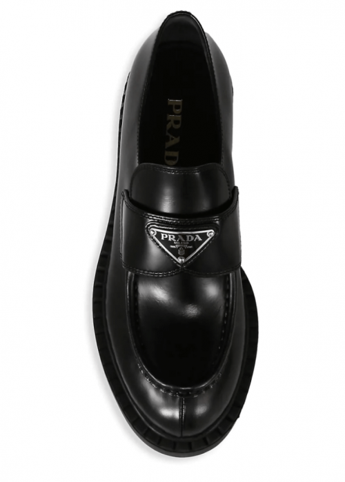 Prada Triangle Logo Loafer