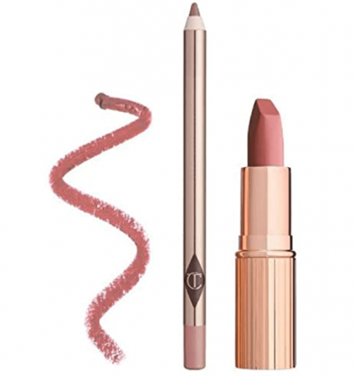 Charlotte Tilbury Pillow Talk lipstick and Liner