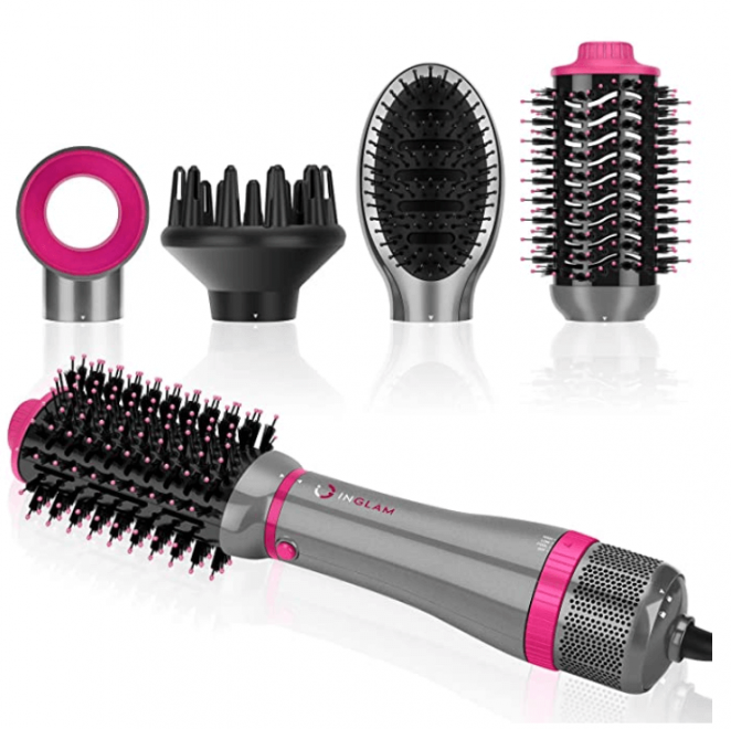 IG INGLAM Hair Dryer Brush Set