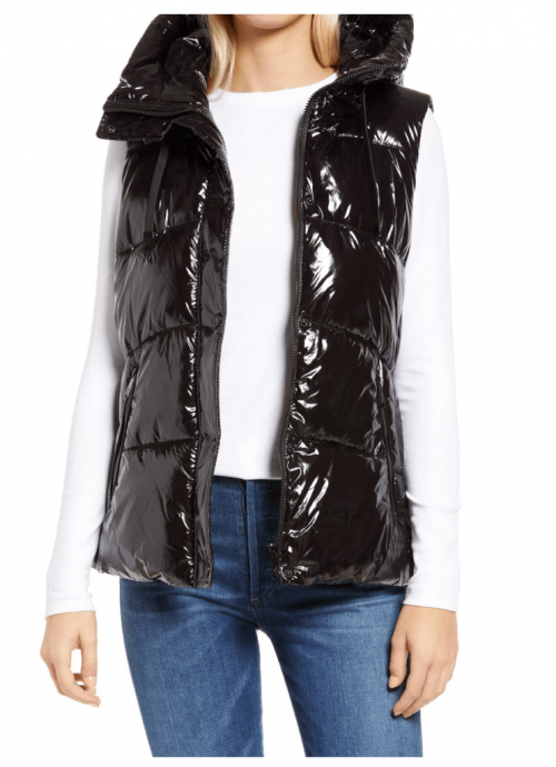 Sam Edelman Hooded Puffer Vest