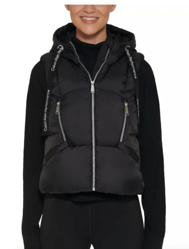 Calvin Klein Performance Women’s Oversized Cropped Puffer Vest